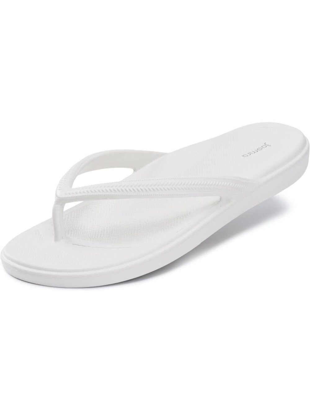 Women's White Arch Support Flip Flops Orthopedic Plantar Fasciitis Thong Sandals